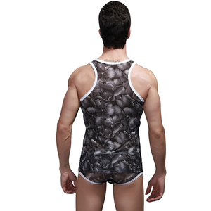 Camiseta Deportiva Sublimada de Alto Rendimiento para Hombre, Ropa Deportiva de Alta Calidad, Control de Humedad, Chaleco de Gimnasio para Ejercicio, Fitness y Entrenamiento - Product Image 5