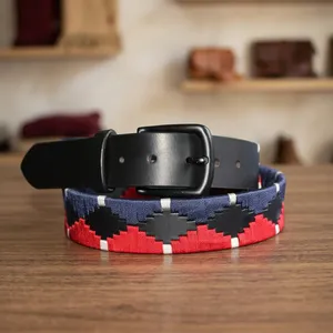 Cinturones de Cuero Estilo Polo Premium al por Mayor, Fabricante de Accesorios de Moda Masculina con Logotipo Personalizado, Divine International - Product Image 6