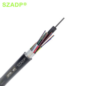 Cable de Fibra Óptica GYTA para Exteriores, Tubo Suelto, 24, 48, 96, 144 Núcleos, G652D, Monomodo, Blindado con Cinta de Aluminio - Product Image 1