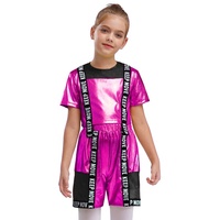 6-16 Costumes de danse pour enfants Ensemble de vêtements de danse unisexe pour enfants Filles Garçons Stage Hip Hop Jazz Stage Dance Performance Wear