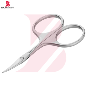 Tijeras para cutículas con punta curva de acero inoxidable, herramientas para el cuidado de uñas de manos y pies, tijeras para piel muerta para uso en salón y en casa - Product Image 4