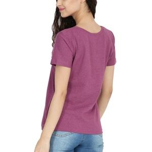 T-shirt en coton à manches courtes pour femmes grande taille avec broderie, t-shirts de haute qualité personnalisables pour la vente en gros - Product Image 2