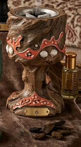 Quemador de Incienso de Latón Negro, Soporte Decorativo para Bobinas, Difusor de Aromaterapia en Cascada, Soporte para Meditación en Casa, Hecho a Mano, de Alta Calidad - Product Image 6