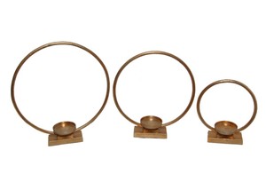 Gold Hexagonal Eco-Friendly Metal <b>Tea</b> <b>Light</b> Holder Decorative Candle Jar Rack for Home <b>Christmas</b> Birthday Valentine's Day - Product Image 4