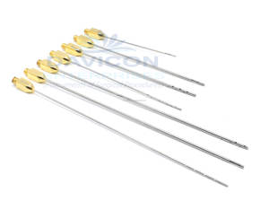 Cánula Luer Lock profesional de acero inoxidable-Cánula de cirugía plástica Davicon/Juego de Cirugía Plástica (juego de 7 piezas) - Product Image 2