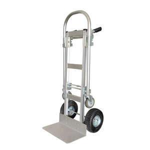 Manufacturer Heavy Duty Hand Truck <b>Trolley</b> Dolly Sliver Aluminum Portable Folding <b>Trolley</b> For Home Office Travel Vietnam Premium - Product Image 5