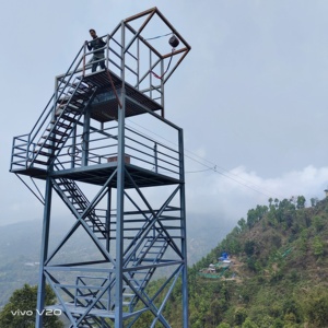 Torre de Actividades Múltiples Comercial para Parques de Aventura, Torre de Desafío al Aire Libre con Circuito de Cuerdas y Elementos de Escalada - Product Image 1