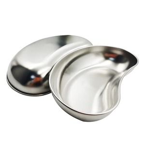 Bandeja Quirúrgica en Forma de Riñón de Acero Inoxidable, Tamaños L, M, S, Plateada, Accesorio para Instrumentos Médicos y Dentales - Product Image 6