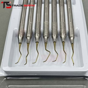 Ensemble de curettes Gracey TSI Medical Dental, finition lisse, instruments parodontaux pour les traitements dentaires avancés et les soins bucco-dentaires. - Product Image 3
