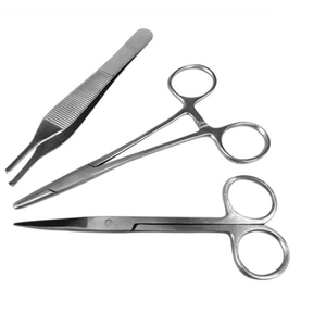 Kit d'entraînement professionnel aux sutures chirurgicales avec coussin en silicone et instruments - Ensemble de formation pour étudiants en médecine - Product Image 3