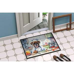 Boxer the Chef Non-Slip Washable Low Pile <b>Doormat</b> 24H X 36W Indoor and Outdoor Entryway Mat - Product Image 4