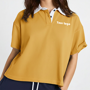 เสื้อโปโลผู้หญิงสั่งทำพิเศษ ผ้าฝ้าย 100% สำหรับเสื้อเชิ้ต พร้อมลายปักและลายพิมพ์ - เป็นมิตรกับสิ่งแวดล้อม สไตล์ลำลองสำหรับฤดูร้อน - Product Image 1