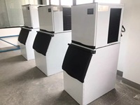 Termoeléctrico comercial de alta capacidad de 200kg/24h para máquina de hacer hielo de bala compresor Bristol con engranaje de Motor central a la venta
