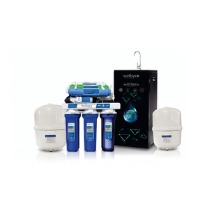 Système de purification d'eau par osmose inverse haute capacité Wellsys avec réservoir sous pression et robinet, filtre à eau RO domestique - Product Image 4