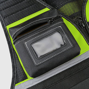 Chaleco de Trabajo para Electricistas, Resistente, Impermeable, con 10-14 Bolsillos, Reflectante, con Logotipo de Goma, Personalizable OEM - Product Image 4