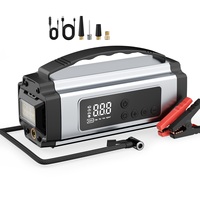 Car Jump Starter Air Compressor 8000mAh Portable Tire Inflator Multifunctional Car Emergency Power Bank