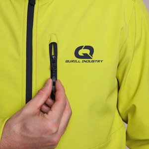 Veste softshell coupe-vent pour homme, hiver, doublure polaire chaude, plusieurs poches, pour usage quotidien, voyages et activités de plein air - Product Image 6