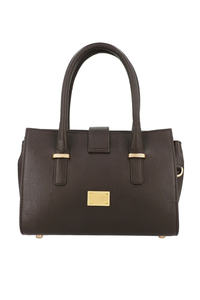 Bolso de Hombro de Cuero Vacuno Genuino para Mujer, Bolso de Mano de Moda con Cierre de Cremallera y Broche, Dos Asas - Product Image 3