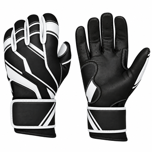 Gants de frappe de baseball pour hommes en cuir Cabretta de qualité supérieure, avec logo et couleur personnalisés, designs OEM ODM - Product Image 2