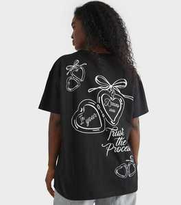 Camiseta negra Trust The Process - Product Image 1