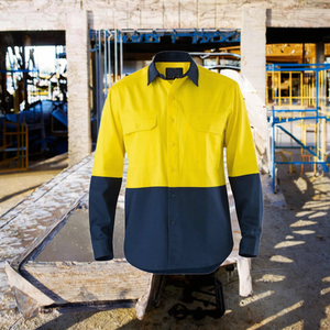 Camisa de Trabajo de Seguridad Unisex de Manga Larga, Reflectante FR, de Algodón, Ignífuga, Resistente al Fuego, Certificada AS/NZS, Anti-UV, Uniforme - Product Image 6