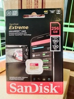 Carte mémoire Extreme de 256 Go, 190 Mo/s, V30 UHS-I, pour l'enregistrement vidéo 4K UHD