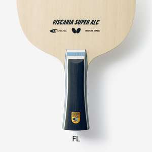 PROMO pour Raquette de Tennis de Table ALC FL ST 37191 37194 5 plis Super Arylate Carbone Offensif Shakehand 157x150mm 87g Fabriqué au Japon - Product Image 6