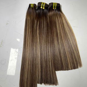 ผมต่อเวียดนามแท้คุณภาพสูง เนื้อเนียนตรง สำหรับผู้หญิง สีไฮไลท์เปียโน ราคาโรงงานขายส่ง - Product Image 4