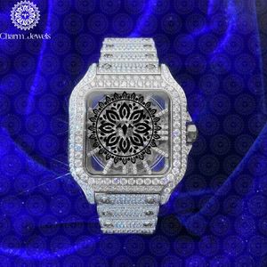 Montre mécanique analogique de luxe Charm Jewels pour homme, boîtier en acier inoxydable 40 mm, mouvement automatique, résistance à l'eau 10 bars, date automatique - Product Image 1