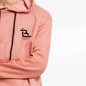 Sweat à capuche uni tendance pour homme, tissu en coton premium, manches longues, vêtements à capuche décontractés, style streetwear, design personnalisé, approvisionnement en gros - Product Image 4