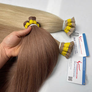 Producto más vendido, mechones de cabello crudo liso Natural de colores, extensiones de 100% BulkHair humano, sin enredos, sin desprendimiento, súper sedoso - Product Image 1