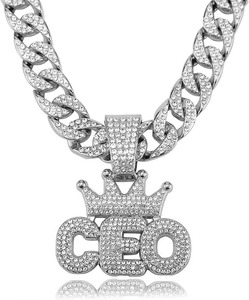 Pendentif en moissanite diamantée, vente flash, bijoux de luxe étincelants, cadeau pour femme et homme, mariage, fiançailles, anniversaire - Product Image 5