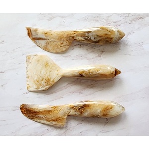 Latest Design Durable Resin Portable Handheld <b>Cheese</b> <b>Knife</b> <b>Set</b> Modern <b>Cheese</b> Butter Spreader Hand Wash Only Resin Tableware - Product Image 3