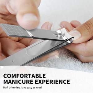 Lot de 2 coupe-ongles professionnels en acier au carbone haute résistance, nouveau design, à mâchoires larges, pour ongles épais et incarnés, OEM - Product Image 4