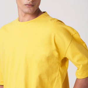 เสื้อยืดผู้ชายทรงหลวมสไตล์ทันสมัยปี 2025 ผ้าฝ้าย 100% คอเสื้อสวมใส่สบาย พิมพ์ลาย สไตล์สตรีทสำหรับทุกวัน ปรับแต่งได้ตามต้องการ OEM - Product Image 4