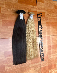 Extensiones de Cabello Humano Remy Virgen Pre-Adheridas con Punta en U, Cabello de Vietnam, 8-40 Pulgadas, Venta al Por Mayor - Product Image 1