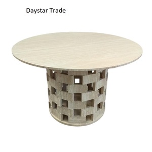 Mesa de Comedor Rectangular Moderna y Ecológica Daystar Trade con Cubierta de Madera de Nogal y Base de Acero Inoxidable |   Muebles para el Hogar de 4 Plazas - Product Image 4