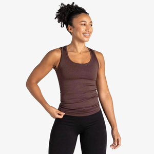 Manufacturer Wholesale <b>Women's</b> Solid Color Scoop Neck Knitted Tank Top Breathable Spandex Polyester Casual Wear - Product Image 3