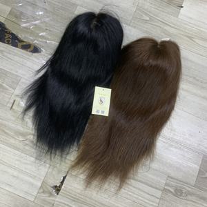 Wholesale Customized Black and Brown Vietnamese Human <b>Hair</b> Wigs Straight Swiss 2x6 HD Lace Front Wigs - Product Image 4