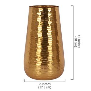 Jarrón de Metal de Lujo para Flores Artificiales o Frescas, Decoración Elegante para Eventos e Interiores - Product Image 1