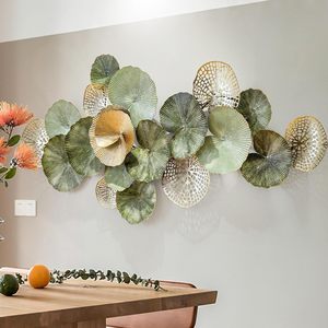 Metal Lotus Leaf Wall Sculpture Stacked Flower Wall Art Decor for Living Room Bedroom - Product Image 5