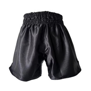 Pantalones cortos profesionales de satén para Muay Thai, pantalones cortos para niños con cintura elástica para entrenamiento escolar - Product Image 6
