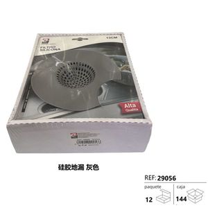 Desagüe de Piso Moderno de Silicona Gris para Baño, Filtro de 13CM con Función de Fácil Limpieza para Uso Doméstico y Comercial - Product Image 3