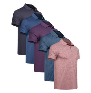 Nouveau design optimal, jersey tricoté solide pour chemise homme, manches courtes, haute qualité, logo personnalisé, séchage rapide, polyester/coton, vêtements décontractés - Product Image 1