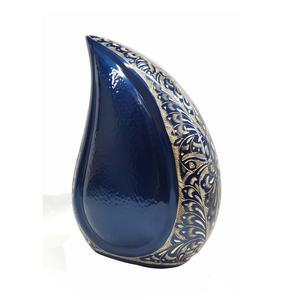 Decorative Teardrop Urn Featuring a <b>Graceful</b> Silhouette for Living Rooms Entryways and Sophisticated Interior Settings - Product Image 5