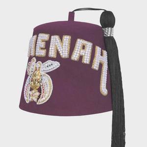 Chapeau fez élégant avec logo personnalisé, qualité supérieure, ajustement réglable, design élégant, 100% laine, respirant, imperméable pour un style intemporel - Product Image 2
