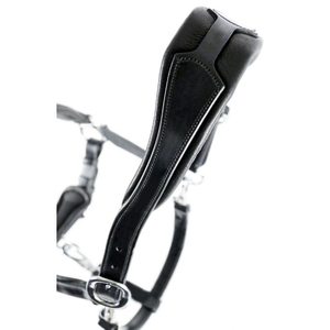 Top Quality Equipment Italian Leather Fancy Horse Halter Horse Riding <b>Equestrian</b> with Soft Calf Skin Inner Padding Noseband - Product Image 3