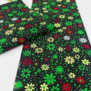 Tissu nigérian en coton imprimé à la cire authentique pour les femmes Designs uniques de qualité supérieure Motifs vibrants populaires en Libye - Product Image 1