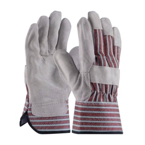 Gants de travail en cuir de vachette pleine fleur pour hommes, résistants, antistatiques, lisses pour écrans tactiles, gants de sécurité pour monteurs canadiens - Product Image 2