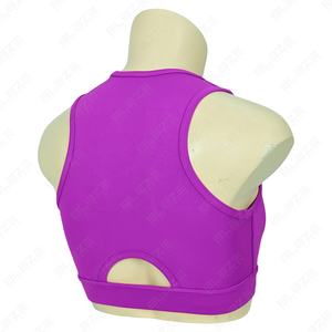 Conçu pour le mouvement, les soutiens-gorge de sport en nylon spandex personnalisés offrent des paires de confort sur mesure avec des leggings de yoga à taille élastique parfaitement - Product Image 5